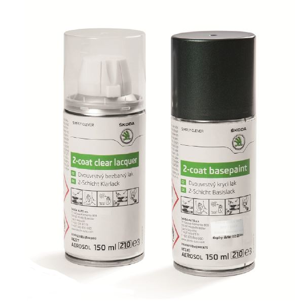 Lackspray-Set Crystal Schwarz Metallic
