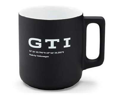 Tasse Mattschwarz, GTI-Kollektion