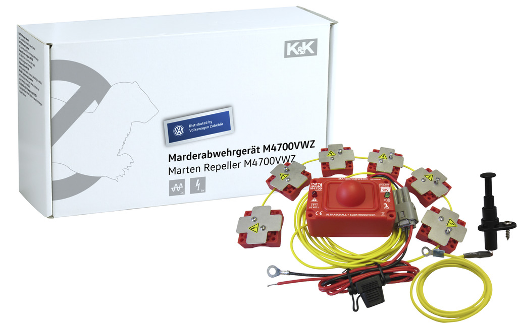 Marder-Abwehranlage (elektrotechnisch) K&K M4700, Ultraschall/Hochspannung