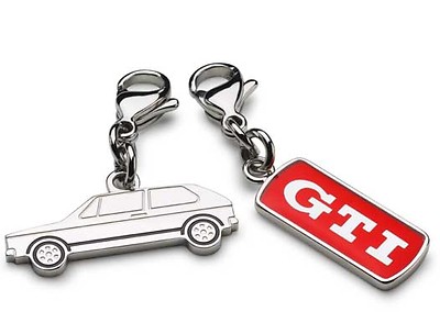 VW GTI Schlüsselanhänger mit Charm