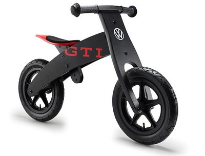 Kinderlaufrad Schwarz/Rot, GTI Design
