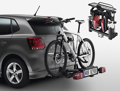 Fahrradträger für die Anhängevorrichtung: 2 Fahrräder, klappbar, faltbar, Compact II, Linkslenker