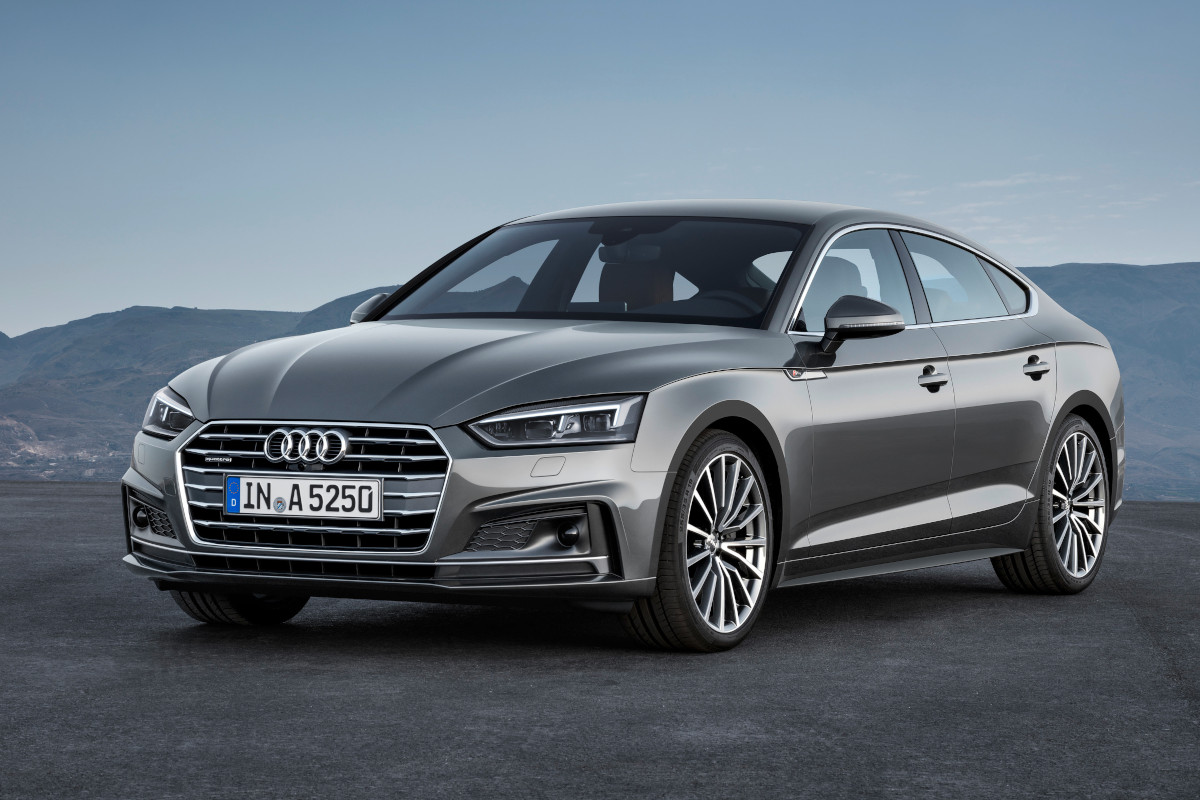 Seitenansicht des Audi A5 Sportback