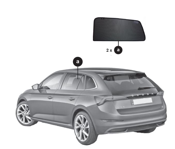 Sonnenschutz-Set hintere Seitenscheiben SCALA