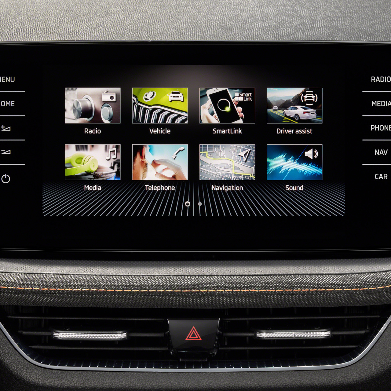 Infotainment des Skoda Fabias