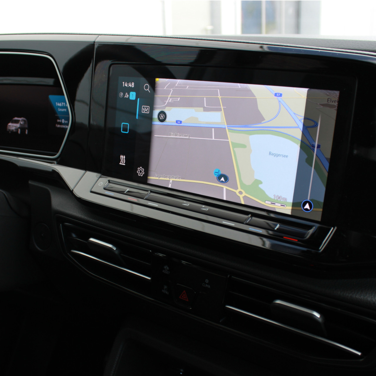 Navigationssystem des VW Caddy