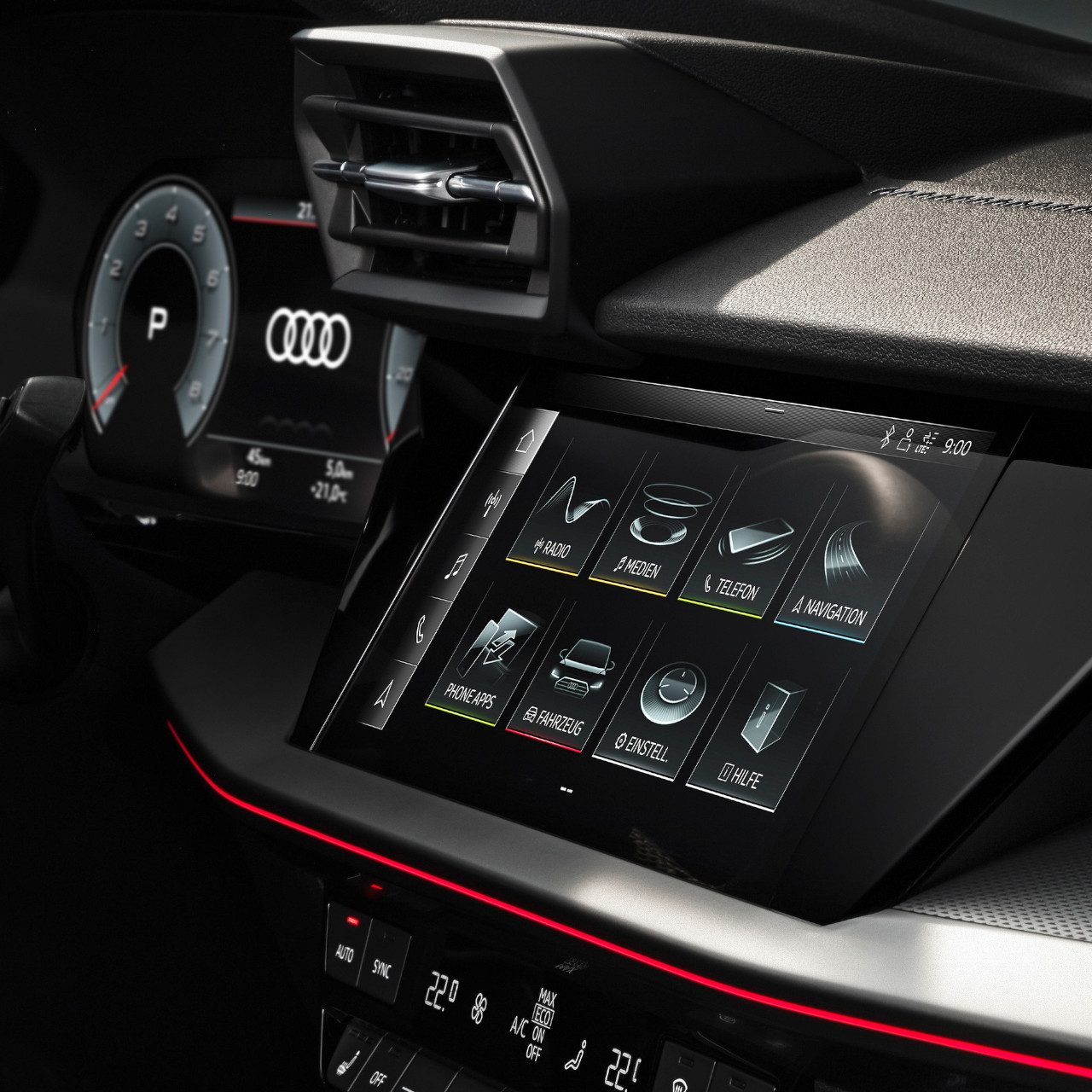 Infotainment des Audi A3