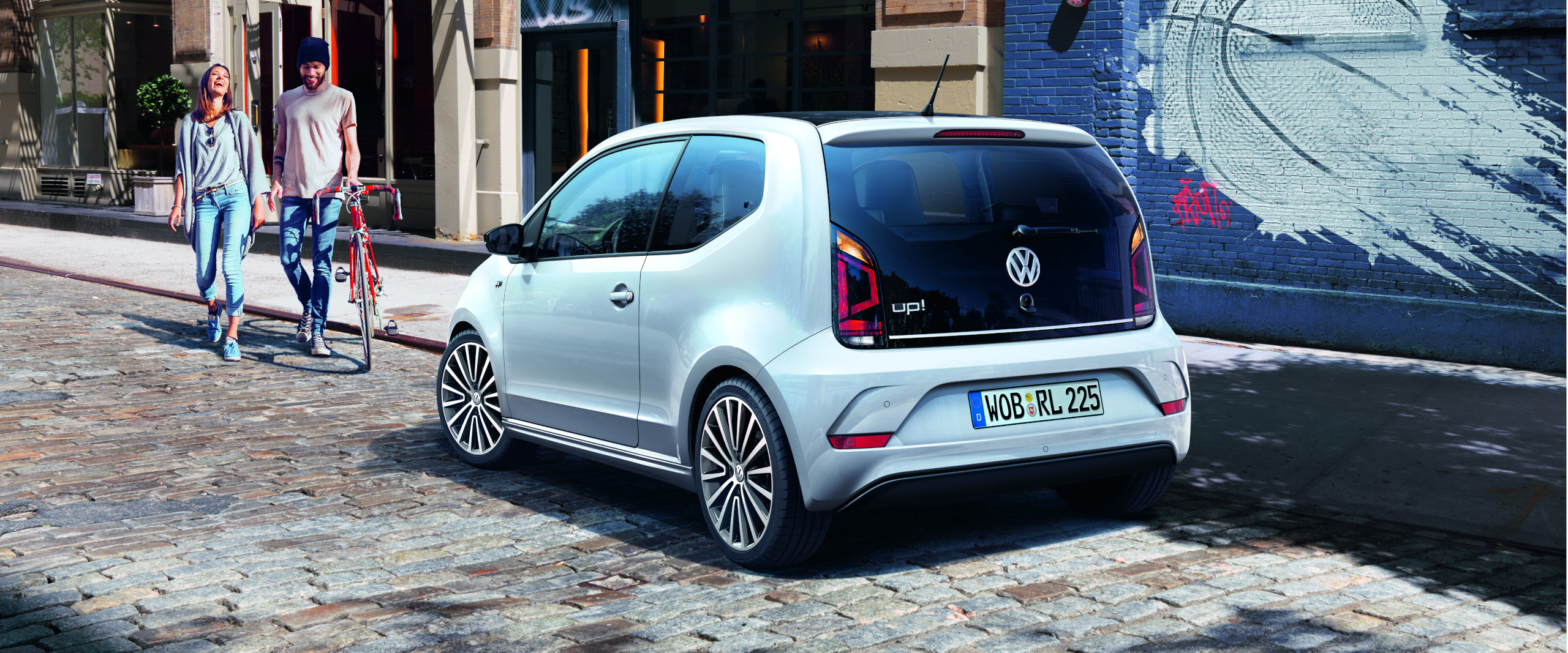 VW up! ein VW Up! im urbanen Raum geparkt