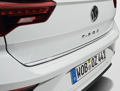 VW T-Roc Kofferraummatte / Kofferraumwanne + Gepäcknetz schwarz in