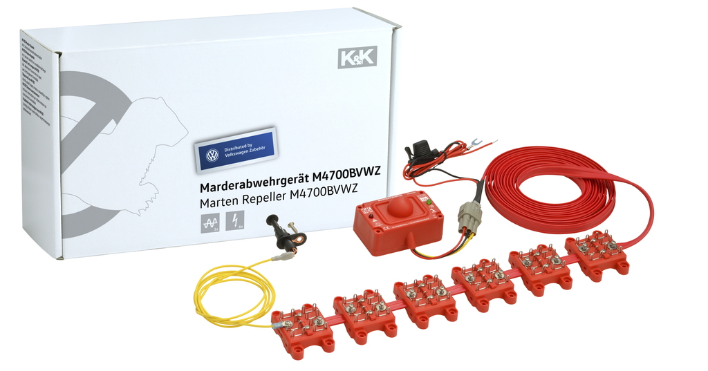 Marder-Abwehranlage (elektrotechnisch)  M4700B, Multikontaktbürste, Ultraschall